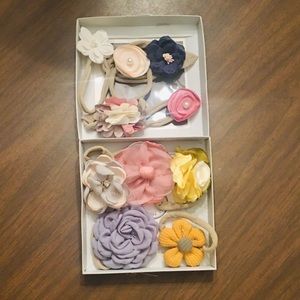 Baby Bows Headbands 10 Piece Set 🌻🌼🌸🌺
